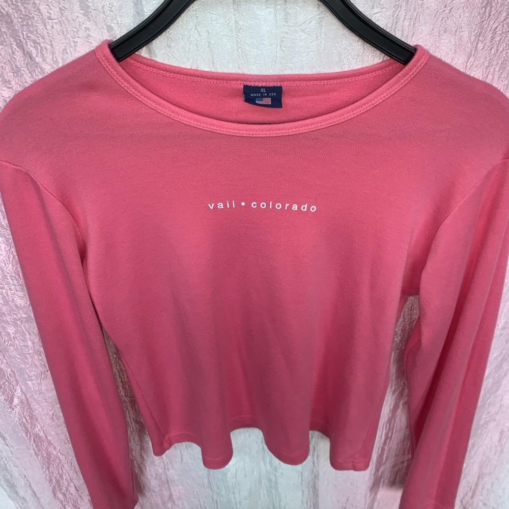 XL vali colarado crop top/tight fitting
